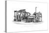 Sugar Mill and Steam Engine, 1866-null-Stretched Canvas