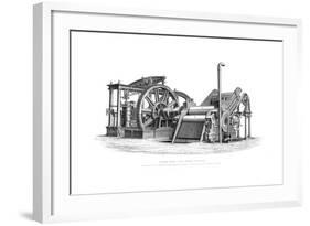 Sugar Mill and Steam Engine, 1866-null-Framed Giclee Print