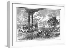 Sugar Plantation, New Orleans, 1870-AR Ward-Framed Giclee Print