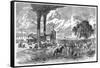Sugar Plantation, New Orleans, 1870-AR Ward-Framed Stretched Canvas