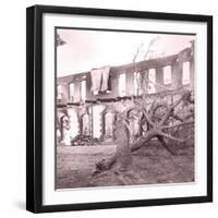 Sugar Plantation Ruins. Tahiti, Late 1800s-Charles Gustave Spitz-Framed Photographic Print