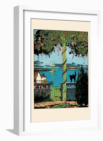 Sugar Plum Tree and The Black Cat-Eugene Field-Framed Art Print