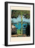 Sugar Plum Tree and The Black Cat-Eugene Field-Framed Art Print