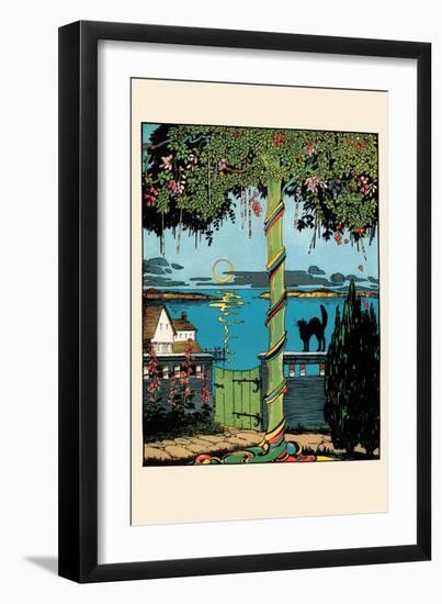 Sugar Plum Tree and The Black Cat-Eugene Field-Framed Art Print