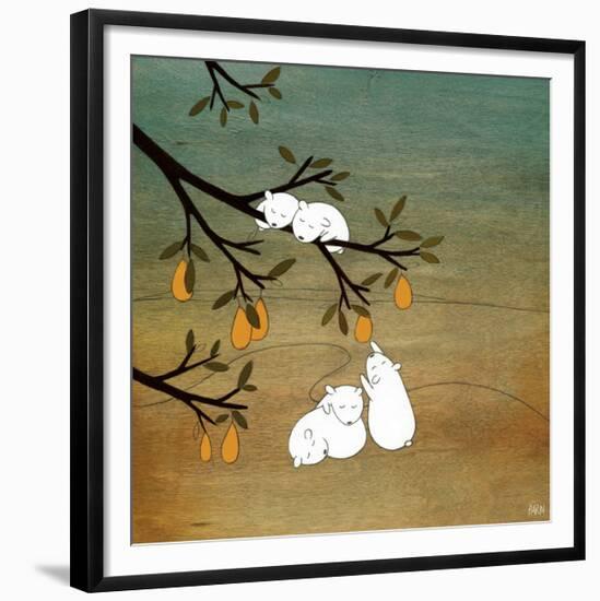 Sugar Plum Tree-Kristiana Pärn-Framed Giclee Print