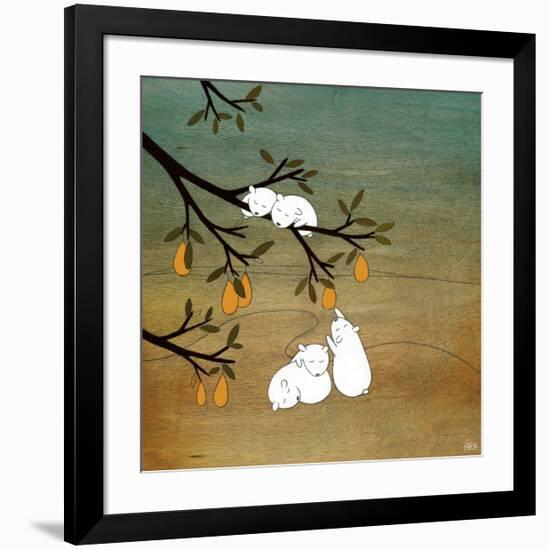 Sugar Plum Tree-Kristiana Pärn-Framed Giclee Print