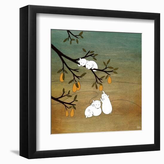 Sugar Plum Tree-Kristiana Pärn-Framed Art Print