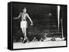 Sugar Ray Robinson, Knocked Out Filipino Flashy Sebastian in the First Round-null-Framed Stretched Canvas