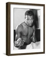 Sugar Ray Robinson Was the Welterweight Boxing Champion from 1946-1950-null-Framed Photo