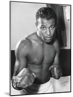 Sugar Ray Robinson Was the Welterweight Boxing Champion from 1946-1950-null-Mounted Photo