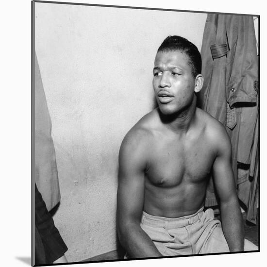 Sugar Ray Robinson-null-Mounted Photo