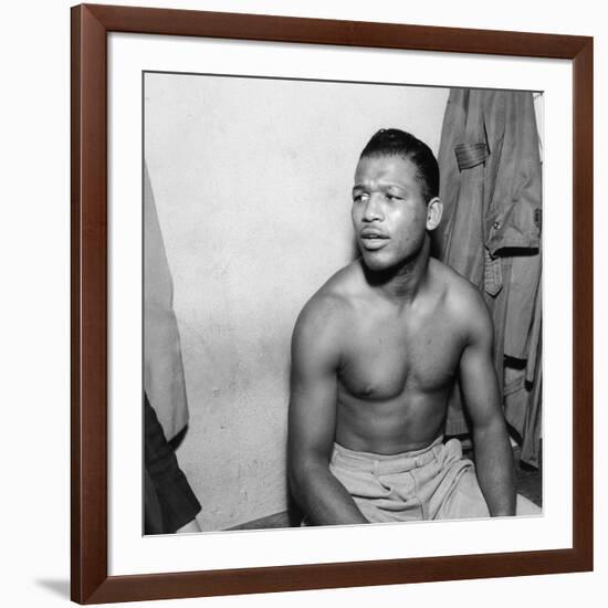 Sugar Ray Robinson-null-Framed Photo