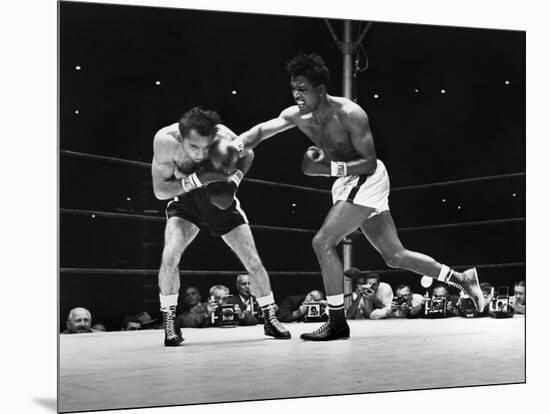 Sugar Ray Robinson-null-Mounted Giclee Print