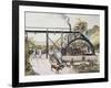 Sugar Refinery in Guinea, Watercolour, 20th Century-null-Framed Giclee Print