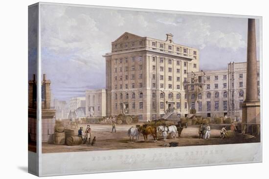 Sugar Refinery in Leman Street, Stepney, London, 1851-Vincent Brooks-Stretched Canvas