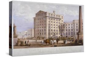 Sugar Refinery in Leman Street, Stepney, London, 1851-Vincent Brooks-Stretched Canvas
