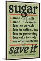 Sugar… Save It-null-Mounted Art Print