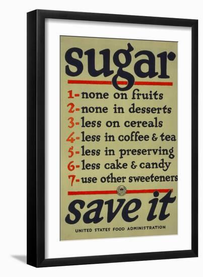 Sugar, Save It-null-Framed Giclee Print