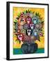 Sugar Skull Bouquet-Kerri Ambrosino-Framed Giclee Print