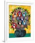 Sugar Skull Bouquet-Kerri Ambrosino-Framed Giclee Print