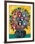 Sugar Skull Bouquet-Kerri Ambrosino-Framed Giclee Print