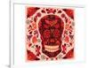 Sugar Skull Day of the Dead-null-Framed Premium Giclee Print