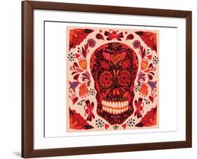 Sugar Skull Day of the Dead-null-Framed Art Print