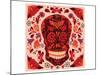 Sugar Skull Day of the Dead-null-Mounted Art Print