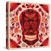 Sugar Skull Day of the Dead-null-Stretched Canvas