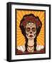 Sugar Skull Girl-rvvlada-Framed Art Print