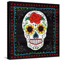 Sugar Skull I-Fiona Stokes-Gilbert-Stretched Canvas