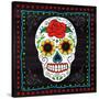 Sugar Skull I-Fiona Stokes-Gilbert-Stretched Canvas