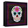Sugar Skull II-Fiona Stokes-Gilbert-Framed Stretched Canvas
