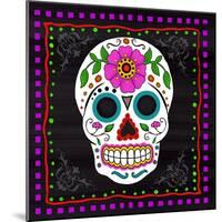 Sugar Skull II-Fiona Stokes-Gilbert-Mounted Giclee Print