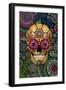 Sugar Skull Paisley Garden-Fusion Idol Arts-Framed Giclee Print