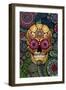 Sugar Skull Paisley Garden-Fusion Idol Arts-Framed Premium Giclee Print