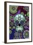 Sugar Skull Sombrero Night-Fusion Idol Arts-Framed Giclee Print