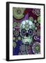 Sugar Skull Sombrero Night-Fusion Idol Arts-Framed Giclee Print