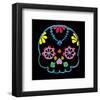 Sugar Skull Velvet II-Rosa Mesa-Framed Art Print