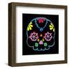 Sugar Skull Velvet II-Rosa Mesa-Framed Art Print