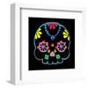 Sugar Skull Velvet II-Rosa Mesa-Framed Art Print