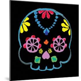 Sugar Skull Velvet II-Rosa Mesa-Mounted Art Print