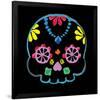 Sugar Skull Velvet II-Rosa Mesa-Framed Art Print