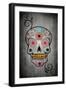 Sugar Skull-Lantern Press-Framed Art Print