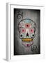 Sugar Skull-Lantern Press-Framed Art Print