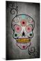 Sugar Skull-Lantern Press-Mounted Art Print