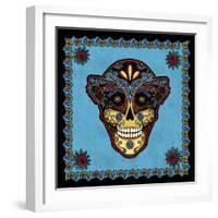 Sugar Skull-Tina Nichols-Framed Giclee Print