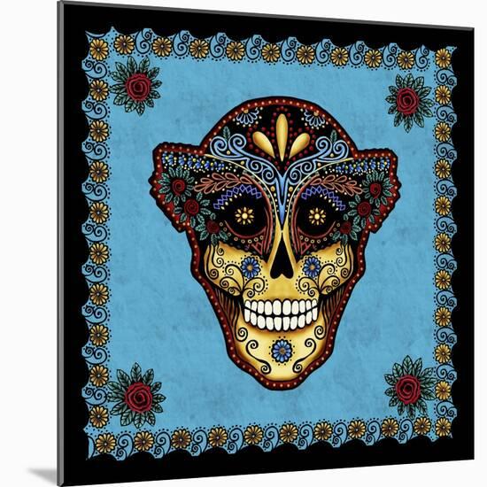 Sugar Skull-Tina Nichols-Mounted Giclee Print