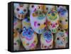 Sugar Skulls are Exchanged Between Friends for Day of the Dead Festivities, Oaxaca, Mexico-Judith Haden-Framed Stretched Canvas