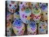 Sugar Skulls are Exchanged Between Friends for Day of the Dead Festivities, Oaxaca, Mexico-Judith Haden-Stretched Canvas